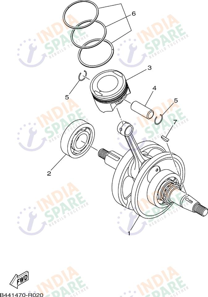 CRANKSHAFT & PISTON
